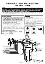 Vaxcel T0542 Assembly And Installation Instructions preview