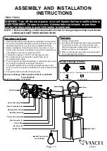 Vaxcel T0568 Assembly And Installation Instructions preview