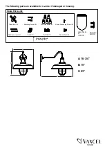 Предварительный просмотр 3 страницы Vaxcel T0571 Assembly And Installation Instructions