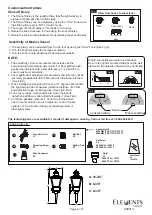 Preview for 4 page of Vaxcel T0575 Assembly And Installation Instructions