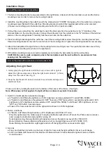 Предварительный просмотр 2 страницы Vaxcel T0626 Assembly And Installation Instructions