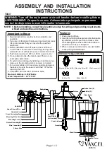 Vaxcel T0637 Assembly And Installation Instructions preview