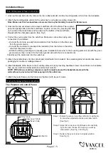 Preview for 2 page of Vaxcel T0637 Assembly And Installation Instructions