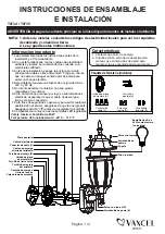 Preview for 5 page of Vaxcel T0734 Assembly And Installation Instructions Manual