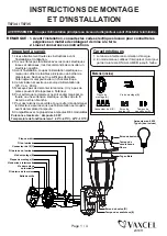 Preview for 9 page of Vaxcel T0734 Assembly And Installation Instructions Manual