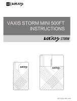 VAXIS STORM MINI 500FT Instructions Manual preview
