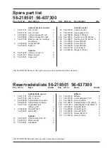 Предварительный просмотр 11 страницы VBG 56-218501 Mounting Instruction/Spare Parts List