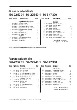 Предварительный просмотр 9 страницы VBG 56-225201 Mounting Instruction/Spare Parts List