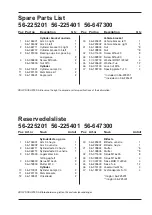 Предварительный просмотр 11 страницы VBG 56-225201 Mounting Instruction/Spare Parts List