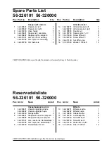 Предварительный просмотр 15 страницы VBG 56-226101 Mounting Instruction/Spare Parts List