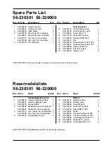 Предварительный просмотр 19 страницы VBG 56-230301 Mounting Instruction/Spare Parts List