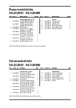 Предварительный просмотр 13 страницы VBG 56-232001 Mounting Instruction/Spare Parts List