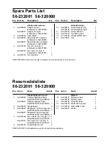 Предварительный просмотр 15 страницы VBG 56-232001 Mounting Instruction/Spare Parts List