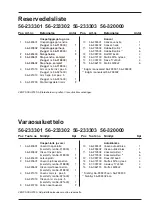 Предварительный просмотр 13 страницы VBG 56-233301 Mounting Instruction/Spare Parts List