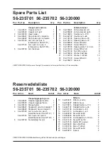 Предварительный просмотр 15 страницы VBG 56-235701 Mounting Instruction/Spare Parts List