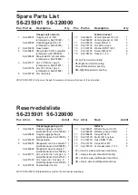 Предварительный просмотр 17 страницы VBG 56-235901 Mounting Instruction/Spare Parts List