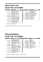 Предварительный просмотр 15 страницы VBG 56-237700 Mounting Instruction/Spare Parts List