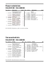 Предварительный просмотр 13 страницы VBG 56-238100 Mounting Instruction/Spare Parts List