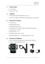 Preview for 2 page of VBike APT TFT 850C Manual