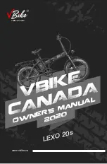 VBike VBike Canada LEXO 20s Owner'S Manual preview