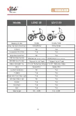 Предварительный просмотр 10 страницы VBike VBike Canada LEXO 20s Owner'S Manual