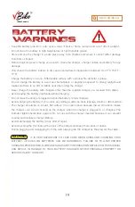 Предварительный просмотр 21 страницы VBike VBike Canada LEXO 20s Owner'S Manual