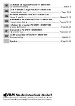 Preview for 3 page of VBM MONITOR Instructions For Use Manual