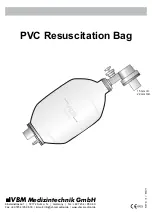 VBM PVC Resuscitation Bag Instructions For Use Manual preview