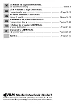 Preview for 3 page of VBM UNIVERSAL Instructions For Use Manual