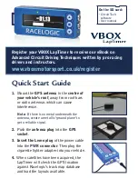 VBOX LapTimer User Manual preview