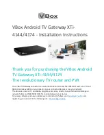 VBOX XTi- 4144 Installation Instructions Manual preview