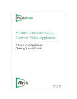 Preview for 1 page of VBrick Systems VB6000 Series Getting Started Manual