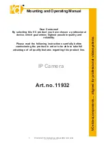 VC 11932 Mounting And Operating Manual preview