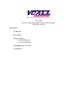 Preview for 1 page of VCALL VC 1000 Instruction Manual