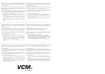 Предварительный просмотр 2 страницы VCM B-NS600 Instruction Manual