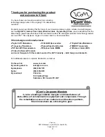 Preview for 3 page of Vcom IduBST1918 Installation And Operation Manual