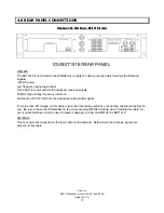 Предварительный просмотр 11 страницы Vcom IduBST1918 Installation And Operation Manual