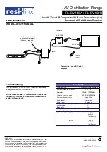 Preview for 2 page of Vcomm resi-link RL-BV140A Installation Manual