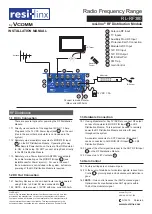 Vcomm resi-linx RL-RF380 Installation Manual preview