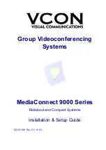 Preview for 1 page of VCON MediaConnect 9000 Pro Installation & Setup Manual