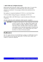 Preview for 2 page of VCON MediaConnect 9000 Series Installation & Setup Manual