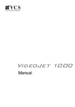 Предварительный просмотр 1 страницы VCS VideoJet 1000 Manual