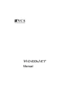 VCS Videojet Series Manual preview