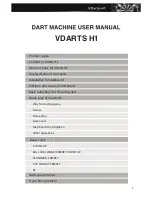 Preview for 4 page of VDarts H1 Instructions Manual