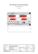 VDH Products MC 785-ECU User Manual preview