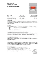 VDH ALFA 52-VS User Manual preview