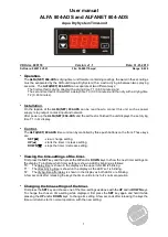 VDH ALFA 804-ADS User Manual preview