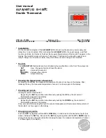 Предварительный просмотр 1 страницы VDH ALFA(NET) 52 User Manual