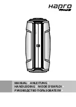 VDL Hapro PROLINE 28V Manual preview