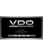 VDO Cyclecomputing C1 Instruction Manual preview